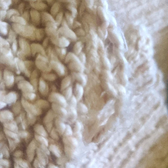 FREE PEOPLE REVOLVE COZY CAT OVERSIZED PULLOVER SWEATER CHAMPAGNE size S… - Picture 14 of 16